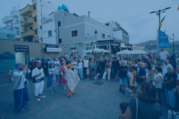 La costa de Arucas se convierte en escenario de ‘Costas Afortunadas’, un recorrido cultural por el litoral canario